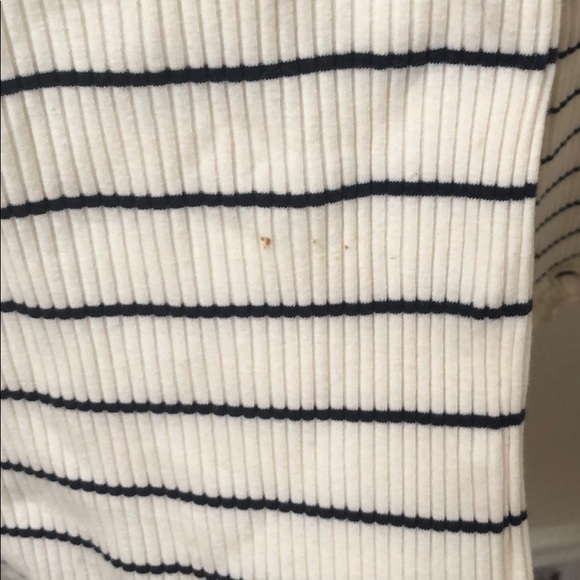 Striped & Ruffled JCrew Turtleneck - Picture 5 of 6